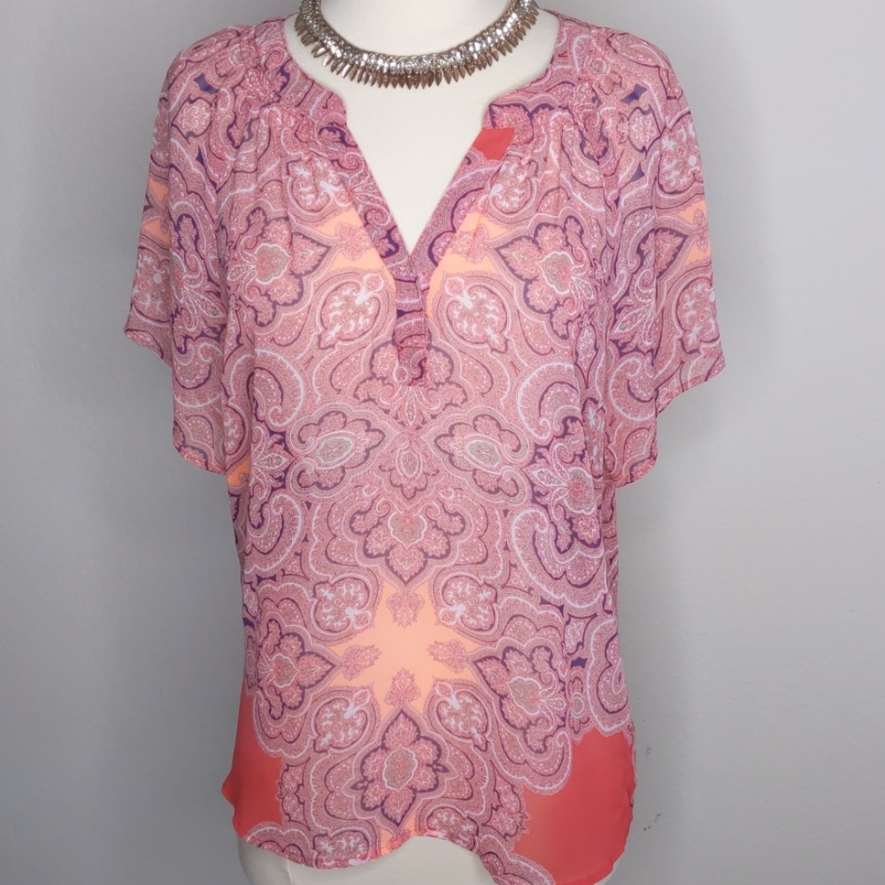 A.N.A  Women's blouse Size Petite LARGE